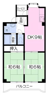 ムーブ奈須本【303号室】の間取り