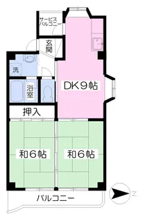 ムーブ奈須本【401号室】の間取り