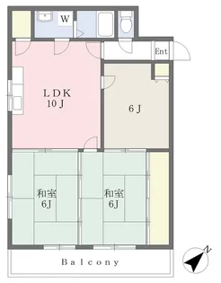 グリーンピア徳力Ⅰ【304号室】の間取り