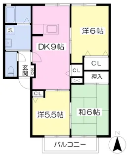 レトアあまるべ【202号室】の間取り