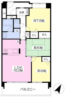 ルピナス守恒【403号室】の間取り