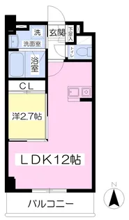 リバティ行橋【502号室】の間取り