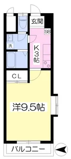 ハーモニーコート【410号室】の間取り
