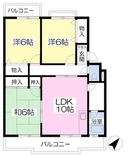 森田ハイツ【403号室】の間取り