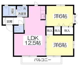 サンシャイン春日【202号室】の間取り