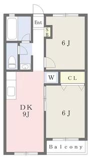 高浜ビル【402号室】の間取り