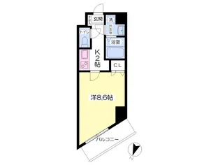 LILY ICHIGAO【207号室】の間取り