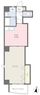 ミーナ砂津【5階】の間取り