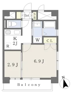 アベニュー黒崎【303号室】の間取り