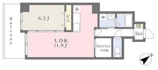 フェルト515【1302号室】の間取り