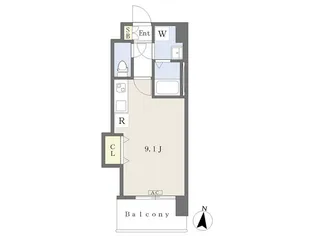 Mayfair TAKASAGO square【403号室】の間取り