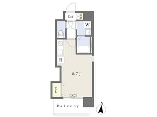 Mayfair TAKASAGO square【501号室】の間取り