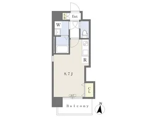 Mayfair TAKASAGO square【805号室】の間取り