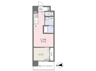 MAYFAIR KIYOMACHI PREMIUM【302号室】の間取り