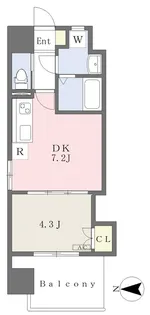 Mayfair HONMACHI square【101号室】の間取り