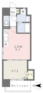 Mayfair HONMACHI square【801号室】の間取り