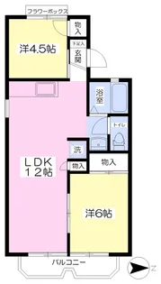 パレーシャル森下【205号室】の間取り