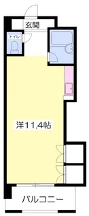 seleコート1番館【203号室】の間取り
