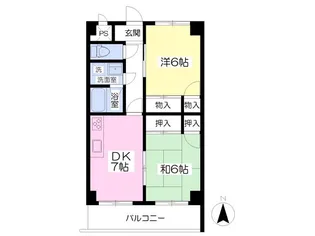 ルーブルハイツ【301号室】の間取り