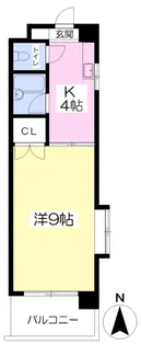 seleコート2番館【408号室】の間取り
