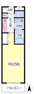 第二椿マンション【205号室】の間取り