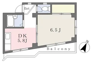 ダイヤモンドビューミツイ【505号室】の間取り