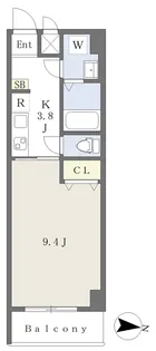 GRACE緑町【102号室】の間取り