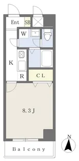 Mayfair MATSUYAMASHIEKI square【501号室】の間取り