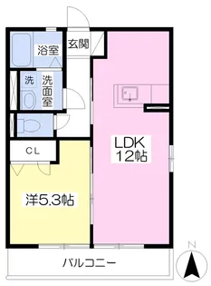 フォレストハイムB【201号室】の間取り