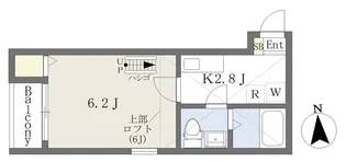プラッツ連坊【103号室】の間取り