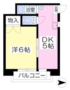 オックスフォードサーカスOJYOKA【301号室】の間取り
