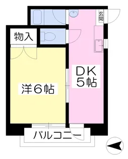 オックスフォードサーカスOJYOKA【401号室】の間取り