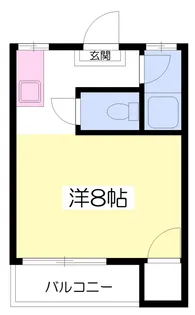 コーポ林【305号室】の間取り
