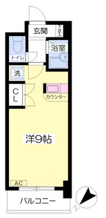 グローリー門司駅前【403号室】の間取り