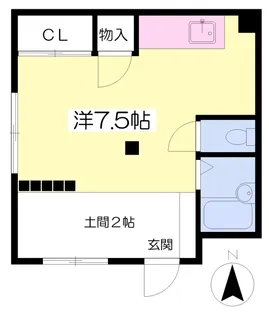 グリーンハイツ正岡【101号室】の間取り