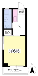 オレンジハイツ【203号室】の間取り