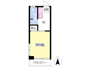 オレンジハイツ【303号室】の間取り