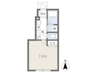 アーバンコート旭ヶ丘【101号室】の間取り
