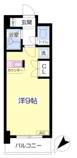 グローリー門司駅前【702号室】の間取り