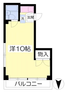 プレステージJPⅠ【201号室】の間取り