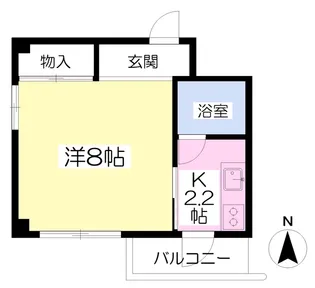 エムズビル【501号室】の間取り