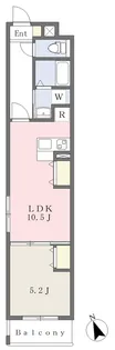 MISTRAL神屋町【405号室】の間取り