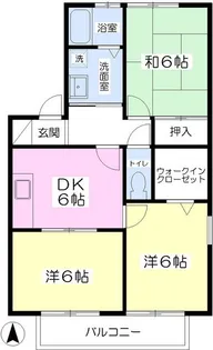 ショーリン参番館【2階】の間取り