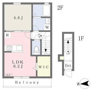 MATSUMOMENT HOUSE【206号室】の間取り