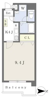 フォルテ平和通【402号室】の間取り