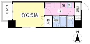 CASA旭町【506号室】の間取り