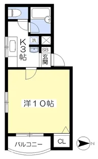 アリスト泉町【101号室】の間取り