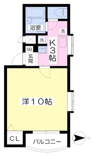 アリスト泉町【202号室】の間取り