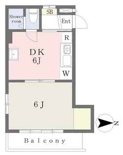 グランドールたらお【504号室】の間取り