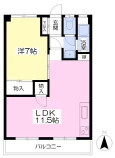 尾崎マンション【303号室】の間取り